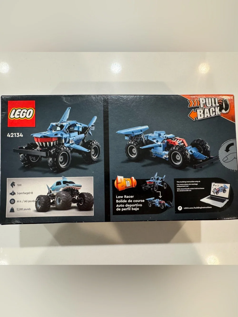 LEGO Technic Monster Jam Megalodon 42134 Retired New Sealed
